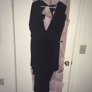 Brand new Black Assymmetrical dress